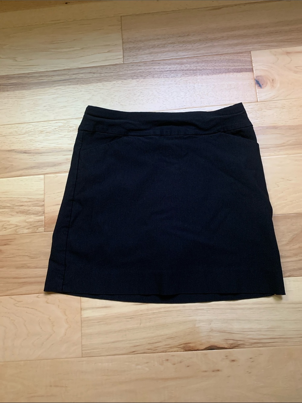 Charter Club Black Mini Skirt - Sleek A-Line